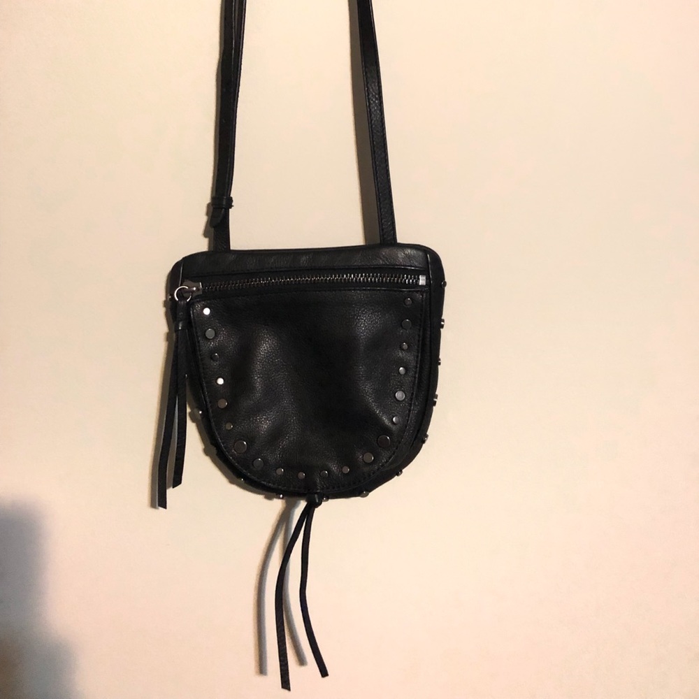 Kooba Genuine Leather Studded Crossbody Bag